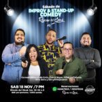 ¡Sábado de Improv & Stand Up Comedy en el Rincón del Steak!🎤🤣 18 Noviembre