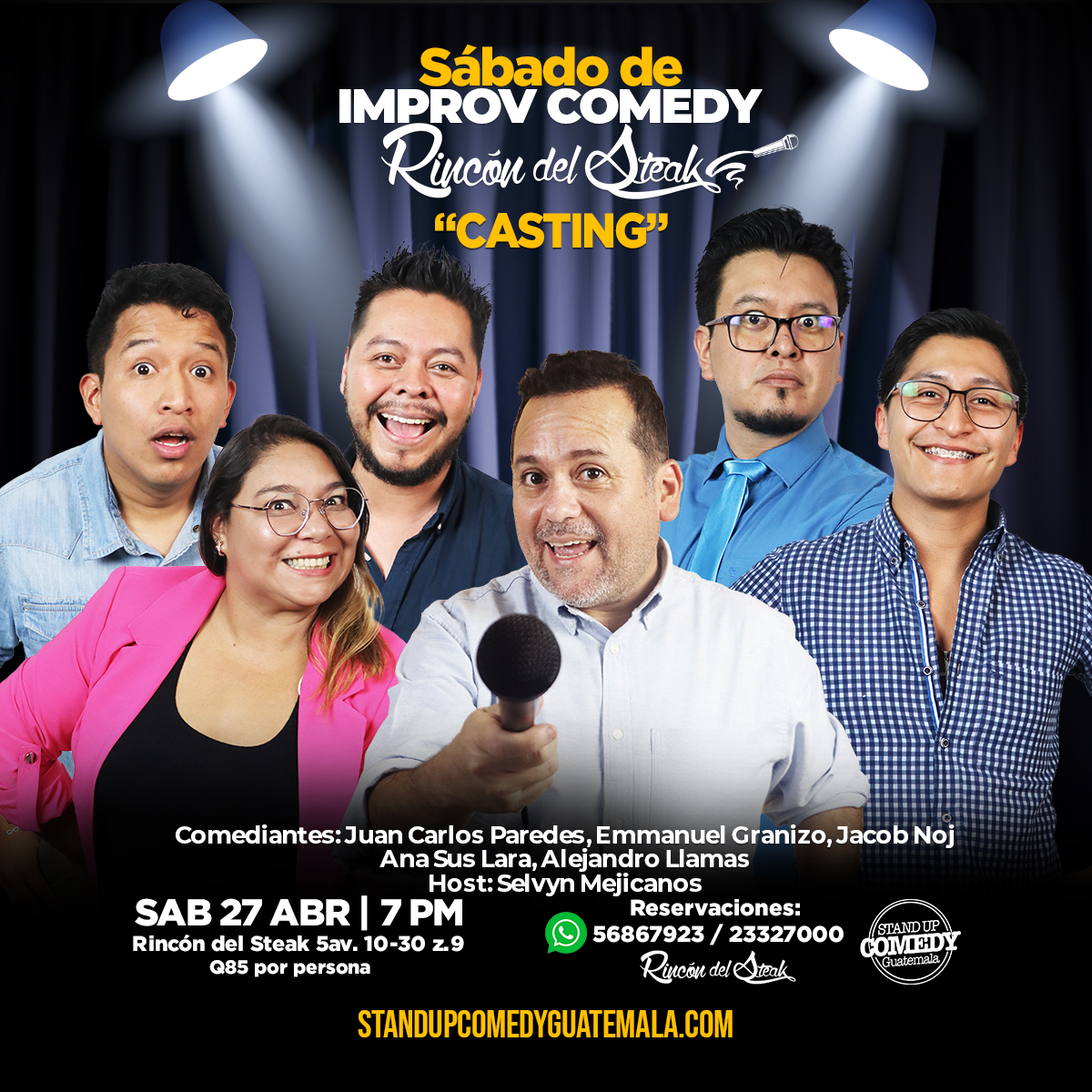 Sábado de Improv Comedy en el Rincon Del Steak z9