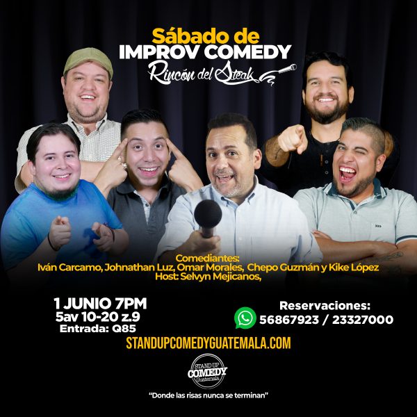 Sábado de Improv Comedy  Rincón del Steak z9