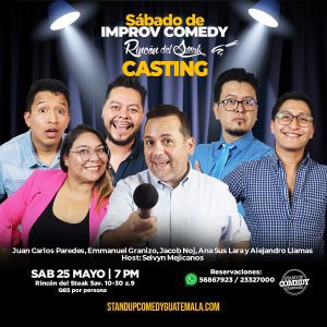 Sábado de Improv Comedy  Rincón del Steak z9