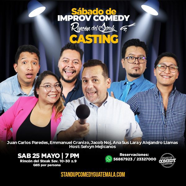 Sábado de Improv Comedy  Rincón del Steak z9