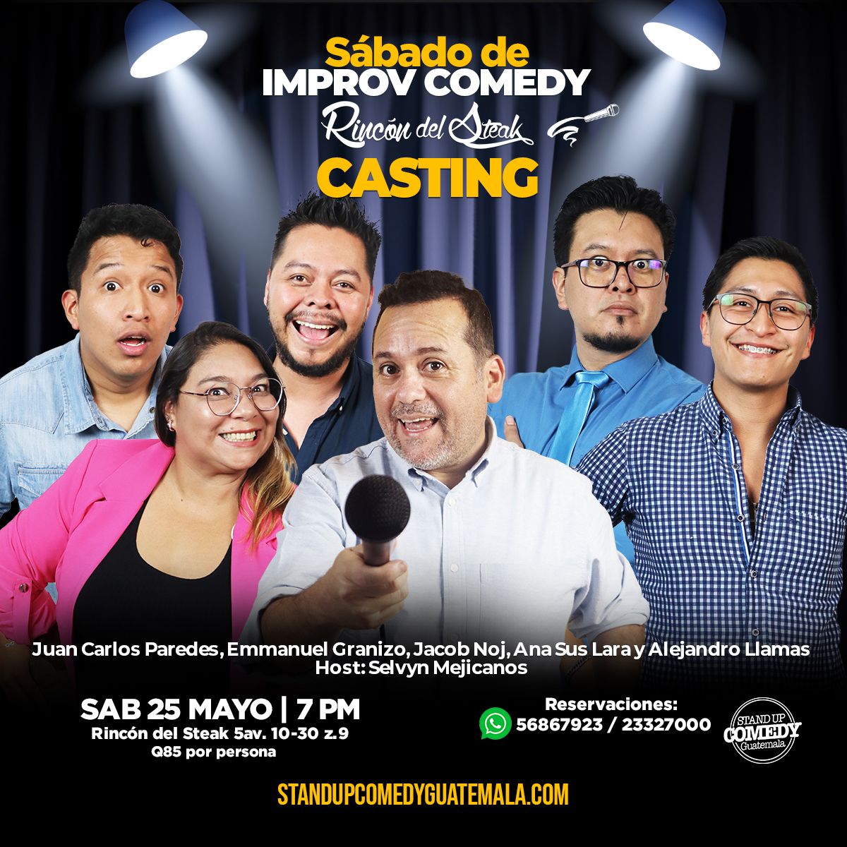 Sábado de Improv Comedy  Rincón del Steak z9